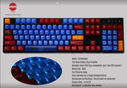 太豪 ABS Backlit Cubic Profile 113keys - Orz I (Blue)