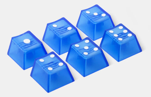 太豪 ABS Backlit Cubic Profile 6 Dice Keys Novelty Double Shot 鍵帽