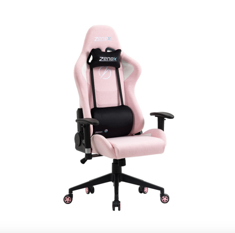 Zenox Mercury Mk-2 Gaming Chair (Fabric/Pink) | Zenox 水星Mk-2 電競椅 (布面/粉紅色)