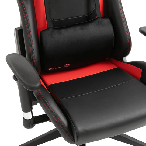 Zenox Mercury Mk-2 Gaming Chair (Leather/Red) | Zenox 水星Mk-2 電競椅 (皮面/紅色)