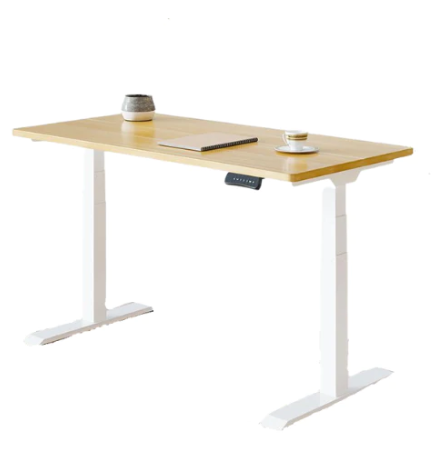 PRO V STANDING DESK-Walnut_White (E7-02W)