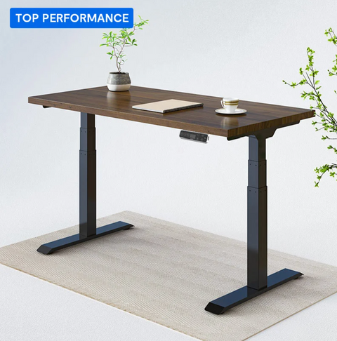 PRO V STANDING DESK-Oak_Black (E7-01B)