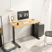 PRO V STANDING DESK-Oak_White (E7-01W)