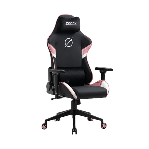 Zenox Saturn Mk-2 Gaming Chair (Leather/Pink) | Zenox 土星Mk-2電競椅 (皮面/粉紅色)