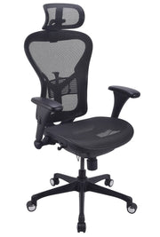 CAPTAIN - Ergonomic Office High Chair 全功能人體工學辦公椅 (黑色)