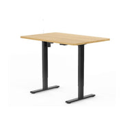 UP STANDING DESK-Oak_Black (E1-01B)