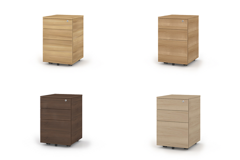 BETA Mobile Wood Cabinet 辦公室移動木櫃 - KLT Furniture