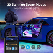 Govee RGBIC Interior Car Lights （30 Scene Mode + 4 Music Mode)-With Remote Control
