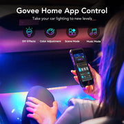 Govee RGBIC Interior Car Lights （30 Scene Mode + 4 Music Mode)-With Remote Control
