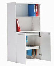 SC1 白色鋼櫃 White open steel cabinet