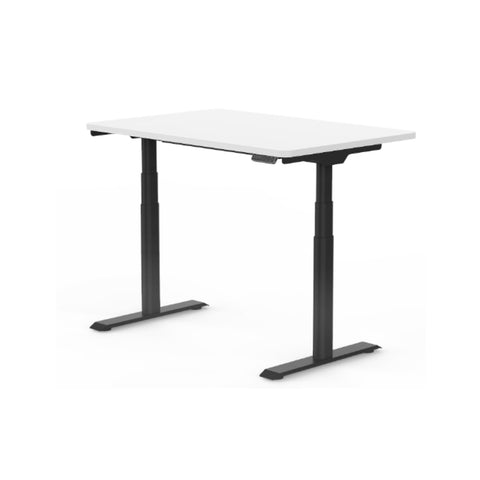 OVAL UP STANDING DESK-White_Balck (E8-03B)