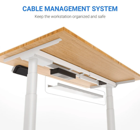 OVAL UP STANDING DESK-White (E8-03W)