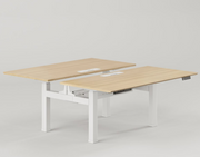 BENCH UP STANDING DESK - Oak_White