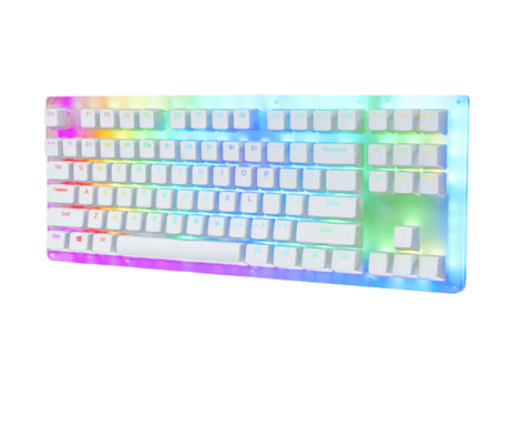 Womier 87% Semitransparent Hotswappable Mechanical Keyboard | Womier 87%半透明可換軸機械鍵盤